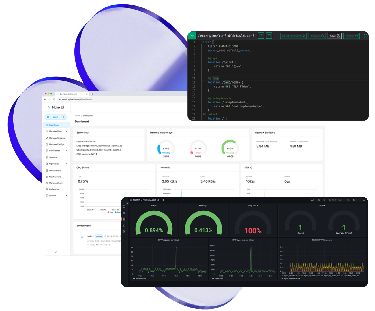 NGINX Interface Wallpaper