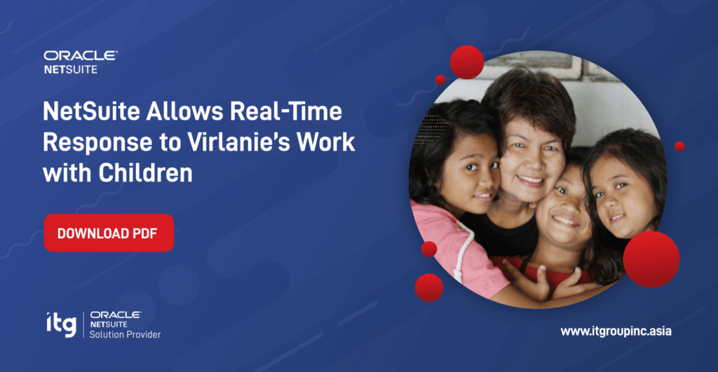 NetSuite Allows Real-Time Response to Virlanie’s Work with Children