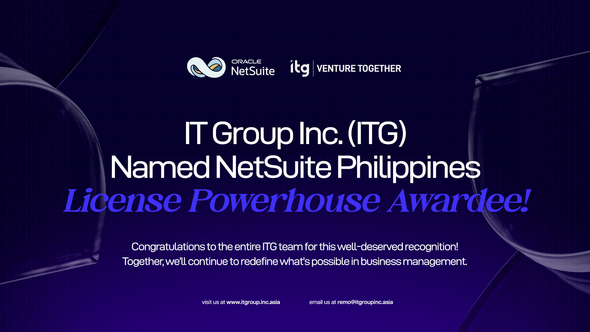 NetSuite Philippines License Powerhouse Awardee